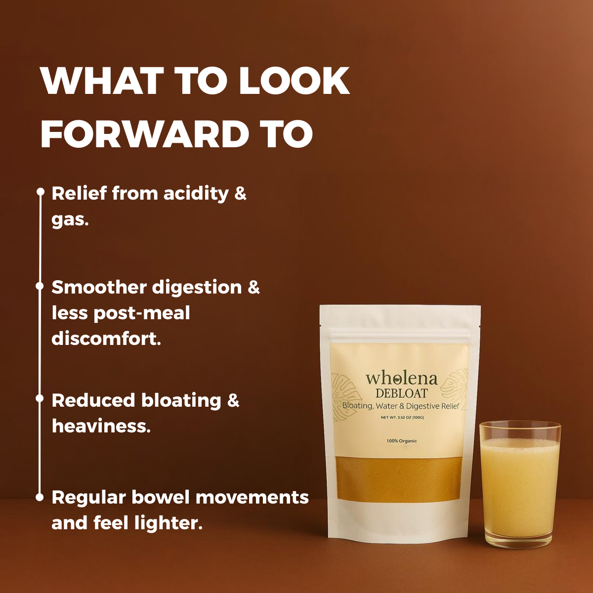 Debloat Powder for Bloating, Water & Digestive Relief