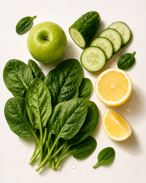 Apple Cucumber Spinach Cold Pressed Juice